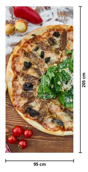 Fototapeta na dveře - Pizza (95x205cm)