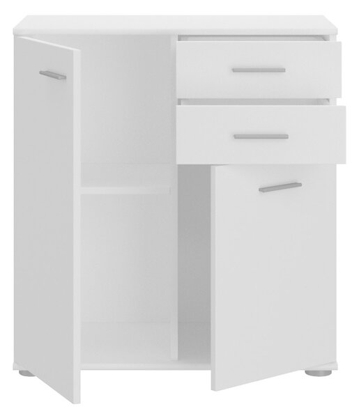 Komoda Lerga 2 2T 2S (bílá)