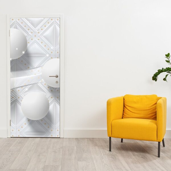 Fototapeta na dveře - Abstraktní koule (95x205cm)