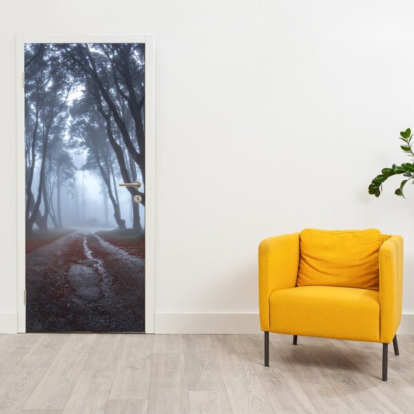 Fototapeta na dveře - Za deštivého dne (95x205cm)