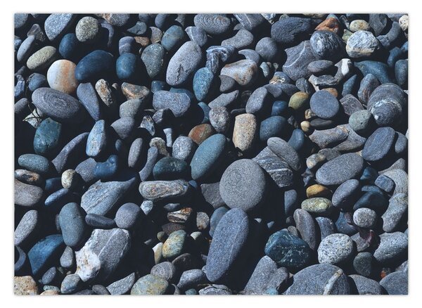 Obraz plážových oblázků (70x50 cm)