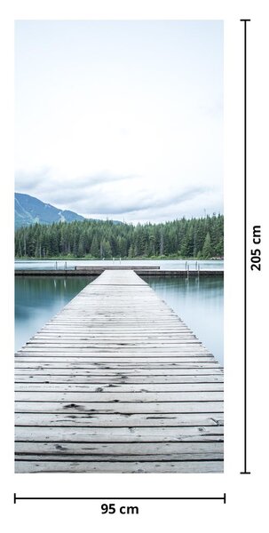 Fototapeta na dveře - Při pohledu z mola (95x205cm)