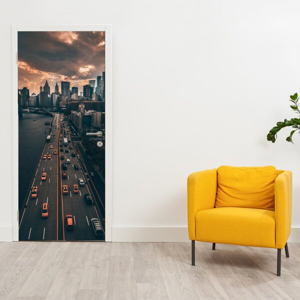 Fototapeta na dveře - Manhattan (95x205cm)