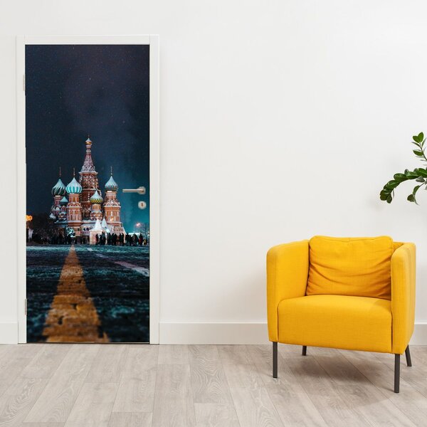 Fototapeta na dveře - Stavba v Rusku (95x205cm)