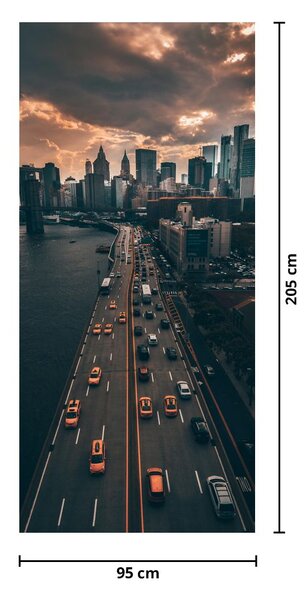 Fototapeta na dveře - Manhattan (95x205cm)