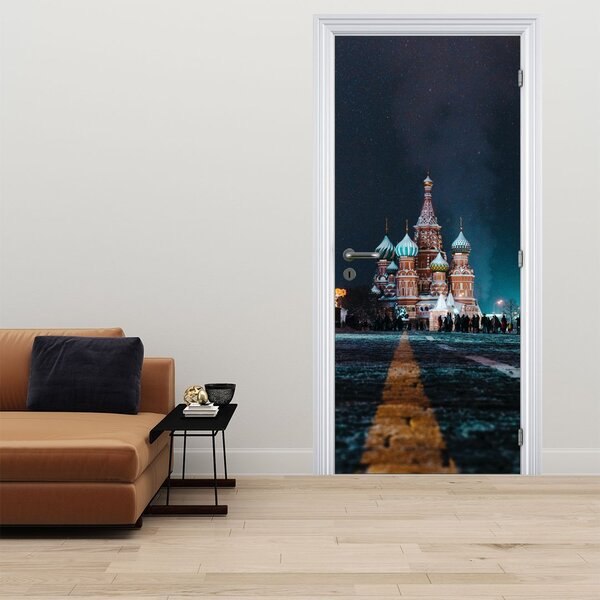 Fototapeta na dveře - Stavba v Rusku (95x205cm)