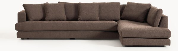 Rohová bouclé XL pohovka Tribeca