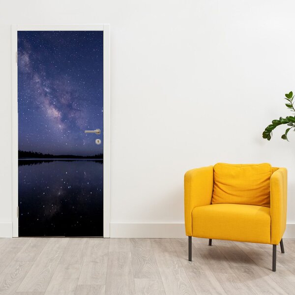 Fototapeta na dveře - Noční obloha (95x205cm)