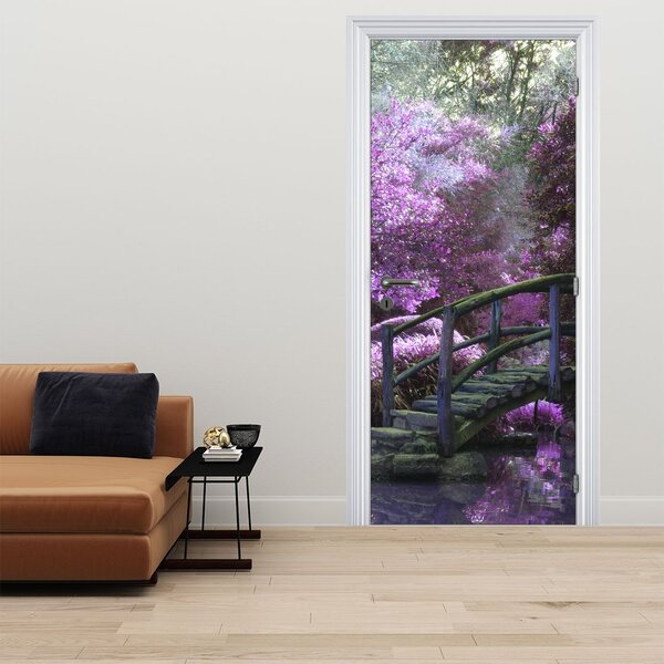 Fototapeta na dveře - Mystická zahrada (95x205cm)