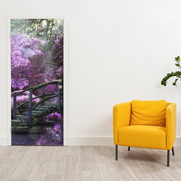 Fototapeta na dveře - Mystická zahrada (95x205cm)