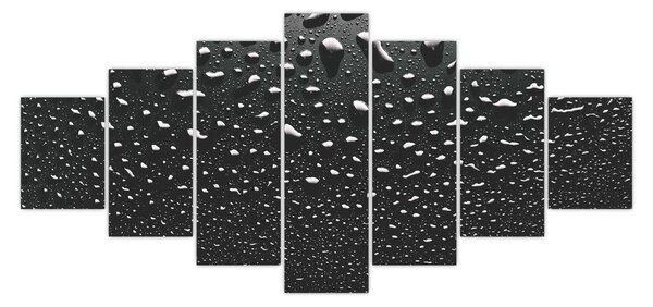 Obraz kapek vody (210x100 cm)