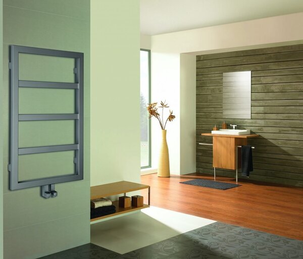 Sapho Sapho, DENALI topné těleso 550x904mm, 292 W, stříbrná strukturální, DN609SS