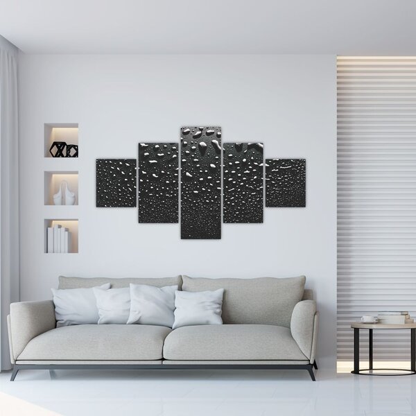 Obraz kapek vody (125x70 cm)
