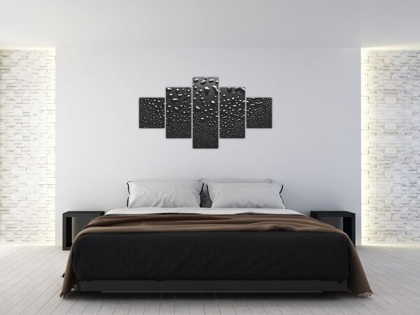 Obraz kapek vody (125x70 cm)