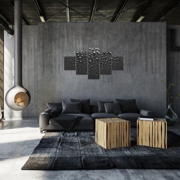 Obraz kapek vody (125x70 cm)
