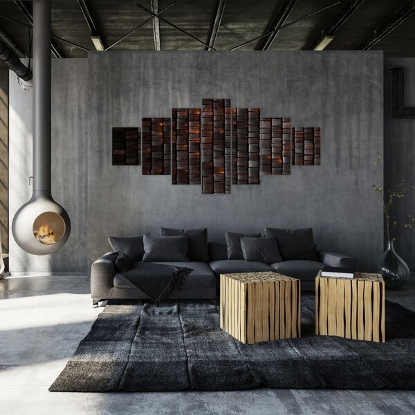 Moderní abstraktní obraz (210x100 cm)