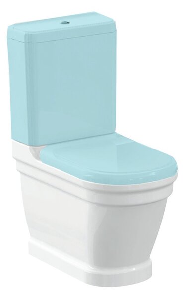 SAPHO ANTIK ANTIK retro WC mísa kombi, zadní/spodní odpad, 37x63cm, bílá AN360