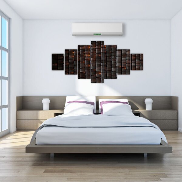 Moderní abstraktní obraz (210x100 cm)