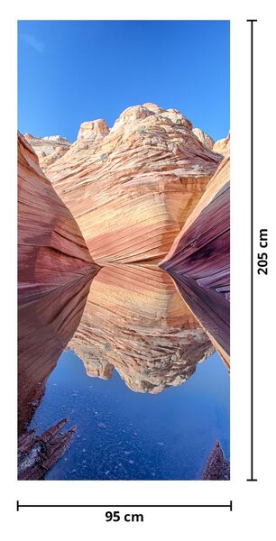 Fototapeta na dveře - Arizonské vlny (95x205cm)