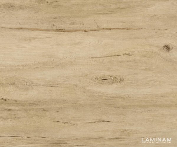 DELIFE Konzolový stůl Edge oválný tvar 180×40 cm keramika Laminam® Sabbia dubová barva Velio kov černá