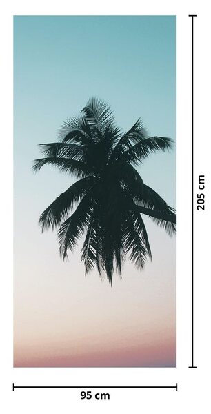 Fototapeta na dveře - Palma na Bali (95x205cm)