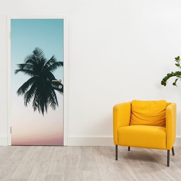 Fototapeta na dveře - Palma na Bali (95x205cm)