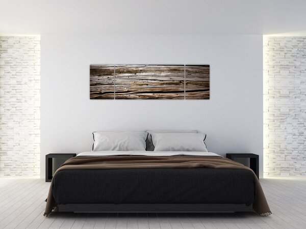 Obraz - sezónní dřevo (170x50 cm)