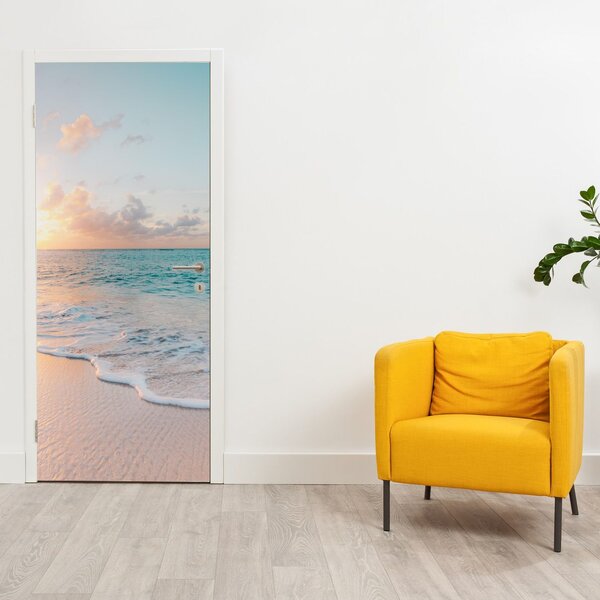 Fototapeta na dveře - Snová pláž (95x205cm)