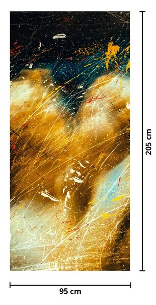 Fototapeta na dveře - Líbající se andělé (95x205cm)