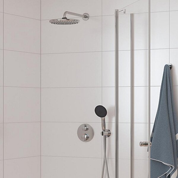 Grohe Vitalio Start sprchová sada pod omítku s termostatem s dešťovou sprchou chrom 34883000