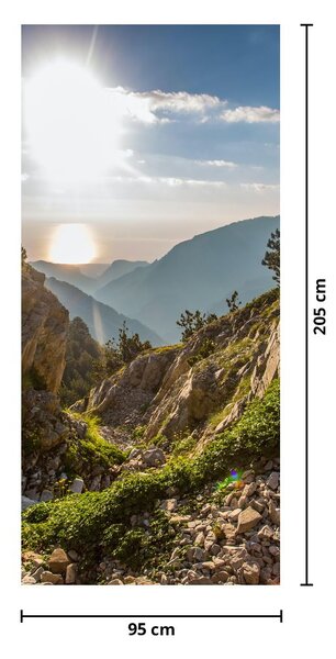 Fototapeta na dveře - Hora Olympus (95x205cm)