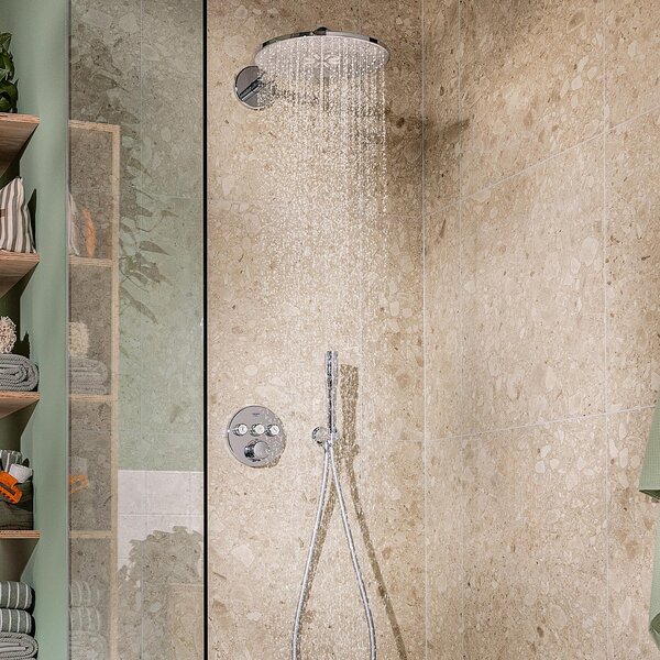 Grohe Precision Smartcontrol sprchová sada pod omítku s termostatem s dešťovou sprchou chrom 34874000