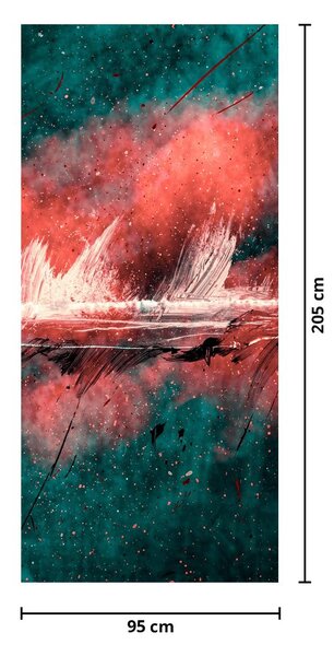 Fototapeta na dveře - Výbuch v petroleji (95x205cm)