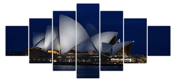 Obraz nočního Sydney (210x100 cm)