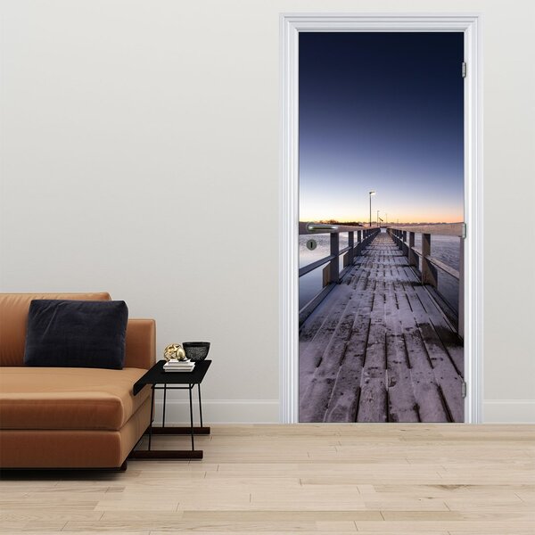 Fototapeta na dveře - Na mole (95x205cm)