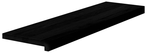 Nášlapy na schody 4 ks hnědo-černé 90x25x2 cm masivní dub 3283015