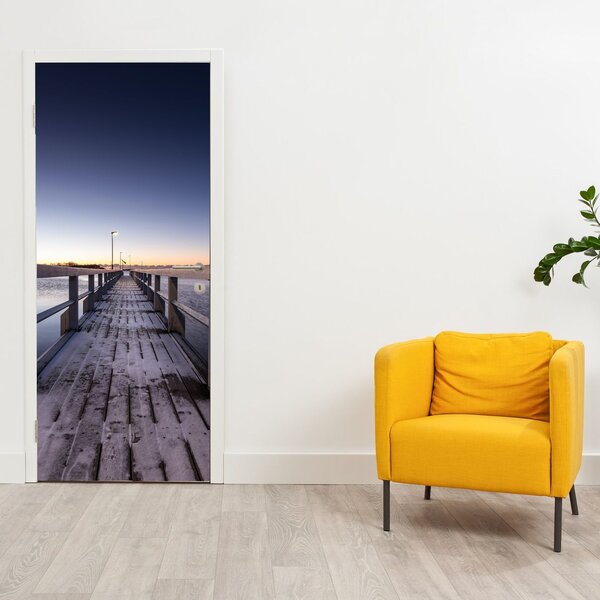 Fototapeta na dveře - Na mole (95x205cm)