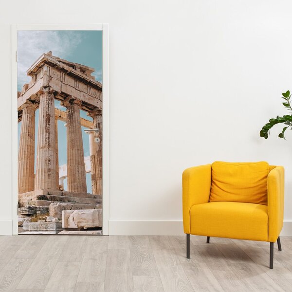 Fototapeta na dveře - Antický akropolis (95x205cm)
