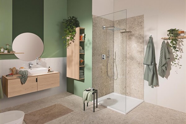 Grohe Precision Cube sprchová sada pod omítku s termostatem s dešťovou sprchou chrom 34879000