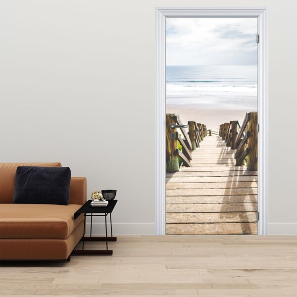 Fototapeta na dveře - Vstup na pláž (95x205cm)