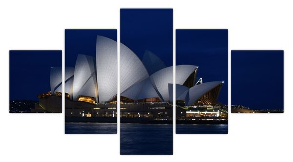 Obraz nočního Sydney (125x70 cm)