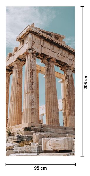 Fototapeta na dveře - Antický akropolis (95x205cm)