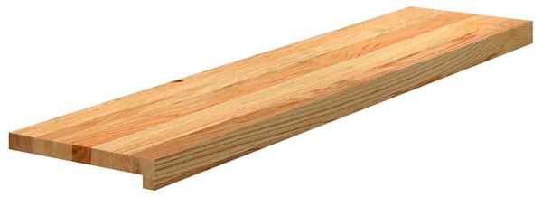 Nášlapy na schody 4 ks světle hnědé 110x25x2 cm masivní dub 3282957