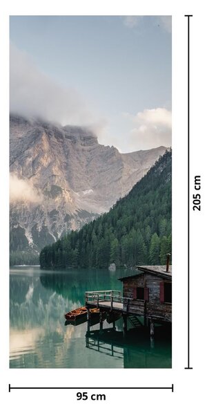 Fototapeta na dveře - Lake Prags (95x205cm)
