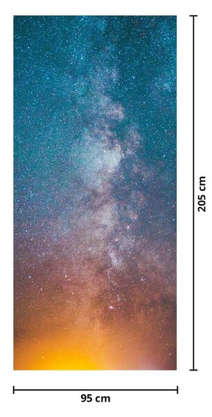 Fototapeta na dveře - Mléčná dráha (95x205cm)