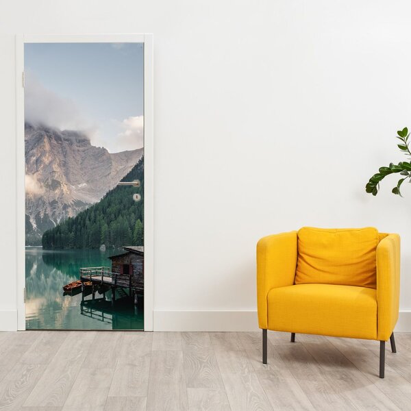 Fototapeta na dveře - Lake Prags (95x205cm)