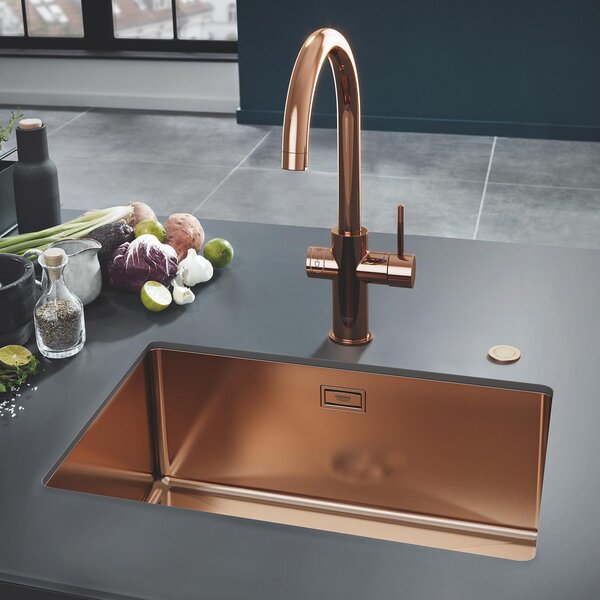Grohe K700U ocelový dřez 55x45 cm měď 31574DL1