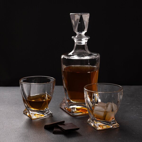 Karafa na whisky Imperial 0,77 l+2 sklenice, sada