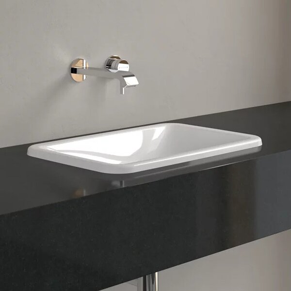 Villeroy & Boch Loop & Friends umyvadlo 51x34 cm obdélníkový zápustný bílá lesk 4A640101