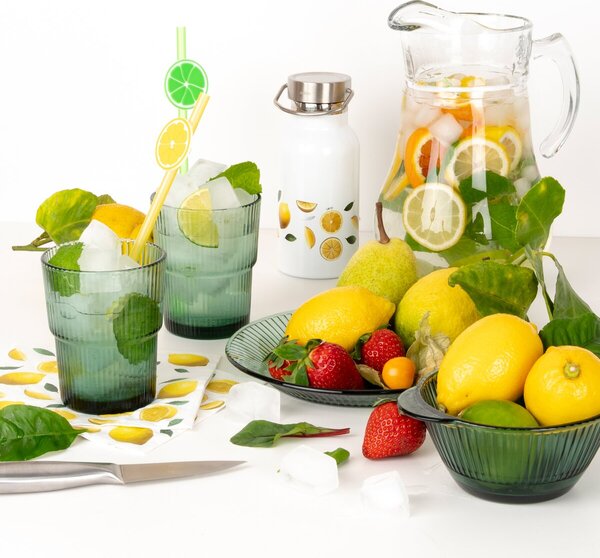 Nápojové brčko opakované použití LIMEPOP 6 ks